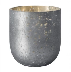 Funky Chunky Furniture Iced Grey Candle Holder - Large Accessories