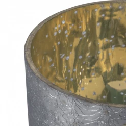 Funky Chunky Furniture Iced Grey Candle Holder - Small