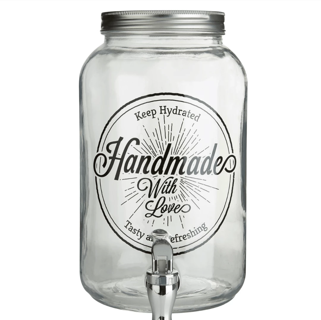 Funky Chunky Furniture Large Glass Drinks Dispenser Accessories 3 Funky Chunky Furniture Large Glass Drinks Dispenser Accessories