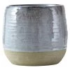 Funky Chunky Furniture Large Glazed Stoneware Grey Planter