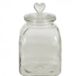 Funky Chunky Furniture Accessories Loves Me Glass Storage Jar - Medium 9 Funky Chunky Furniture Accessories Loves Me Glass Storage Jar - Medium