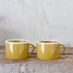 Funky Chunky Furniture Accessories Mustard Yellow Mug