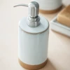 Funky Chunky Furniture Off-White Ceramic Soap Pump