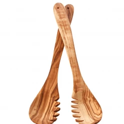 Funky Chunky Furniture Olive Wood Salad Servers Accessories