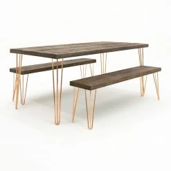 Funky Chunky Furniture Ouseburn Dining Table & Benches
