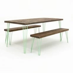 Funky Chunky Furniture Ouseburn Dining Table & Benches