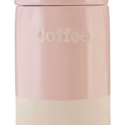 Funky Chunky Furniture Accessories Pastel Pink Coffee Canister