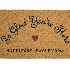Funky Chunky Furniture Please Leave By 9pm Doormat