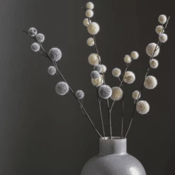 Funky Chunky Furniture Pom Pom Spray - Tan - 6 Pack Wreaths & Plants