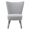 Funky Chunky Furniture Quilted Hairpin Leg Chair Chairs