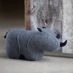 Funky Chunky Furniture Rory Rhino Doorstop Door Stops, Signs & Mats