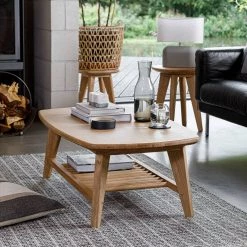 Funky Chunky Furniture Living Room Salters Oak Coffee Table With Storage