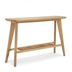Funky Chunky Furniture Living Room Salters Oak Console Table With Storage