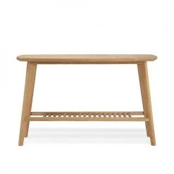 Funky Chunky Furniture Living Room Salters Oak Console Table With Storage
