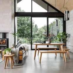 Funky Chunky Furniture Salters Oak Dining Table Set