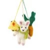Funky Chunky Furniture Set Of Felted Wool Easter Decorations