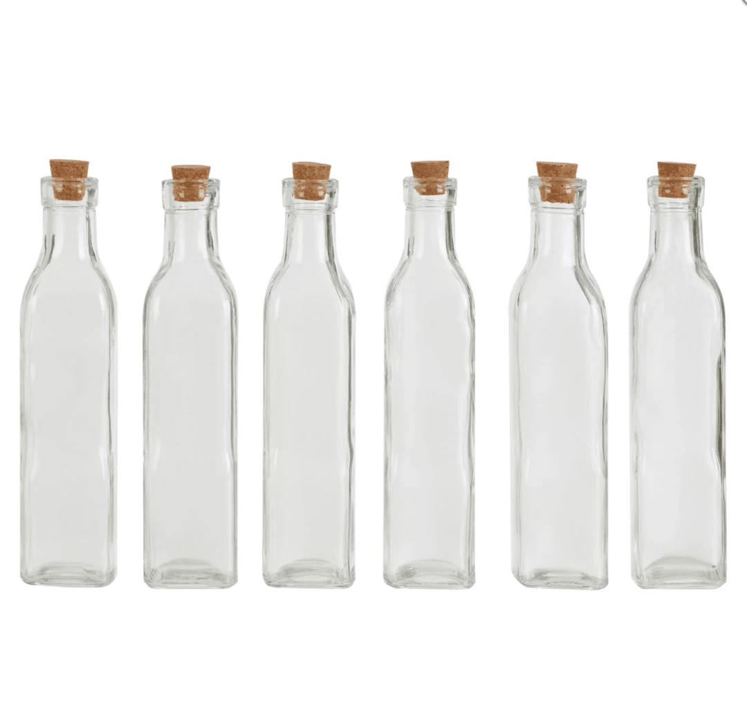 Funky Chunky Furniture Set Of Glass Bottles With Cork Stoppers 3 Funky Chunky Furniture Set Of Glass Bottles With Cork Stoppers