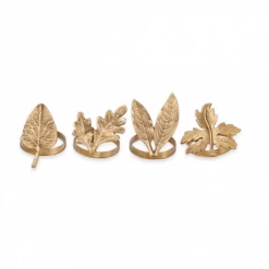 Funky Chunky Furniture Set Of Leaf Napkin Rings