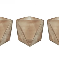 Funky Chunky Furniture Accessories Set Of Pink Tea Light Holders