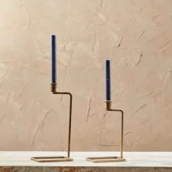 Funky Chunky Furniture Accessories Small Antique Brass Candlestick