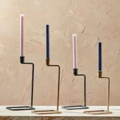 Funky Chunky Furniture Accessories Small Antique Brass Candlestick