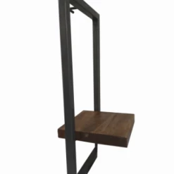 Funky Chunky Furniture Solid Wood And Metal Framed Shelves