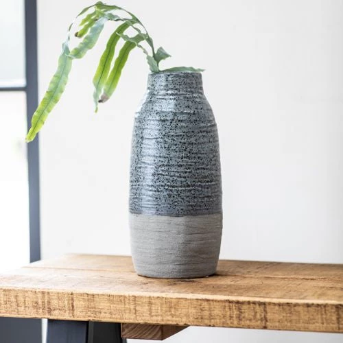 Funky Chunky Furniture Accessories Speckle Glazed Stoneware Vase 3 Funky Chunky Furniture Accessories Speckle Glazed Stoneware Vase