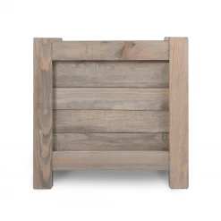 Funky Chunky Furniture Square Wooden Planter - 40cm Outdoor