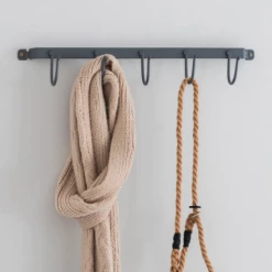 Funky Chunky Furniture Steel Simple Coat Hook Rail Coats Hooks & Hall Storage