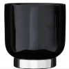 Funky Chunky Furniture Accessories Stoneware Black Planter
