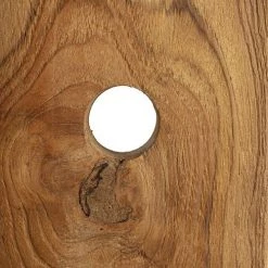 Funky Chunky Furniture Wine Racks Wall Mounted Teak Wine Rack - 8 Bottles