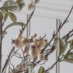 Funky Chunky Furniture White Berry Stems - 3 Pack Wreaths & Plants