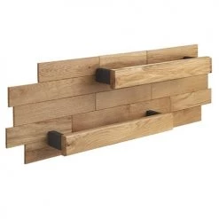 Funky Chunky Furniture Wylam Solid Oak Wall Planter Outdoor