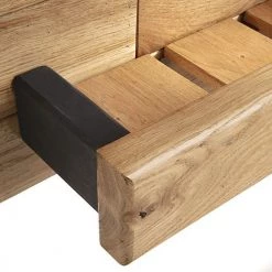 Funky Chunky Furniture Wylam Solid Oak Wall Planter Outdoor